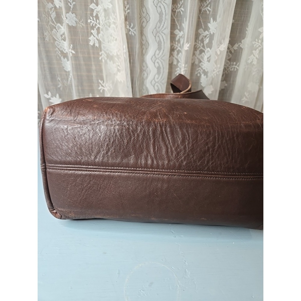 Vintage COACH Brown Leather, Soho Lafayette Shoulder Bag, Snap, 4140  90s USA - Picture 6 of 13